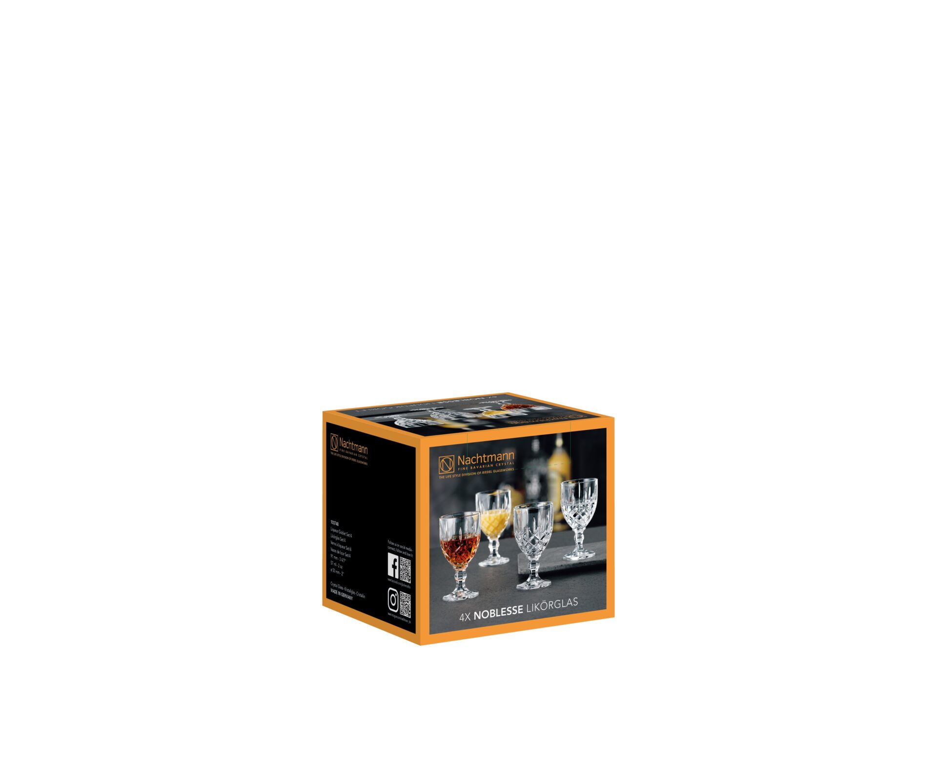 Набір келихів для лікеру 4 предмети Liqueur Goblet Noblesse Nachtmann | https://grandposuda.com.ua