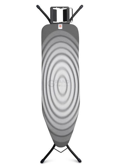 Brabantia Доска с подставкой для парового утюга 124 x 38 см (B) Titan Oval | https://grandposuda.com.ua