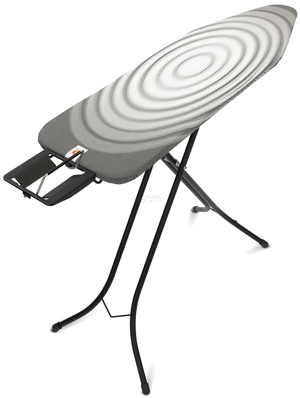 Brabantia Доска с подставкой для парового утюга 124 x 38 см (B) Titan Oval | https://grandposuda.com.ua