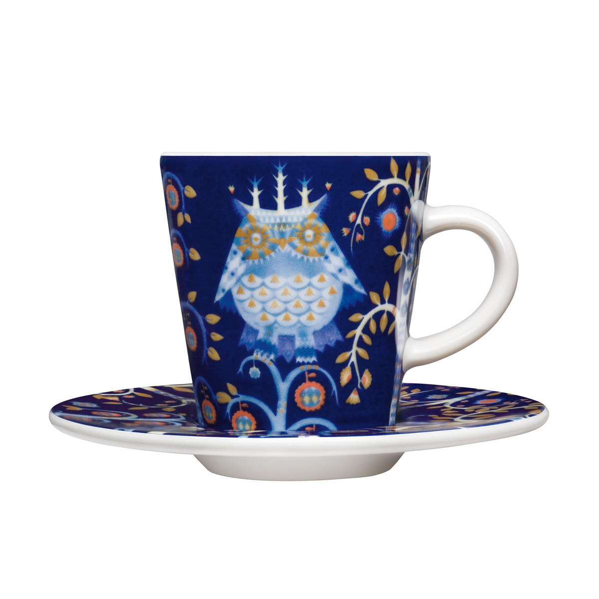 Iittala Чашка для еспрессо 100 мл синя Taika | https://grandposuda.com.ua