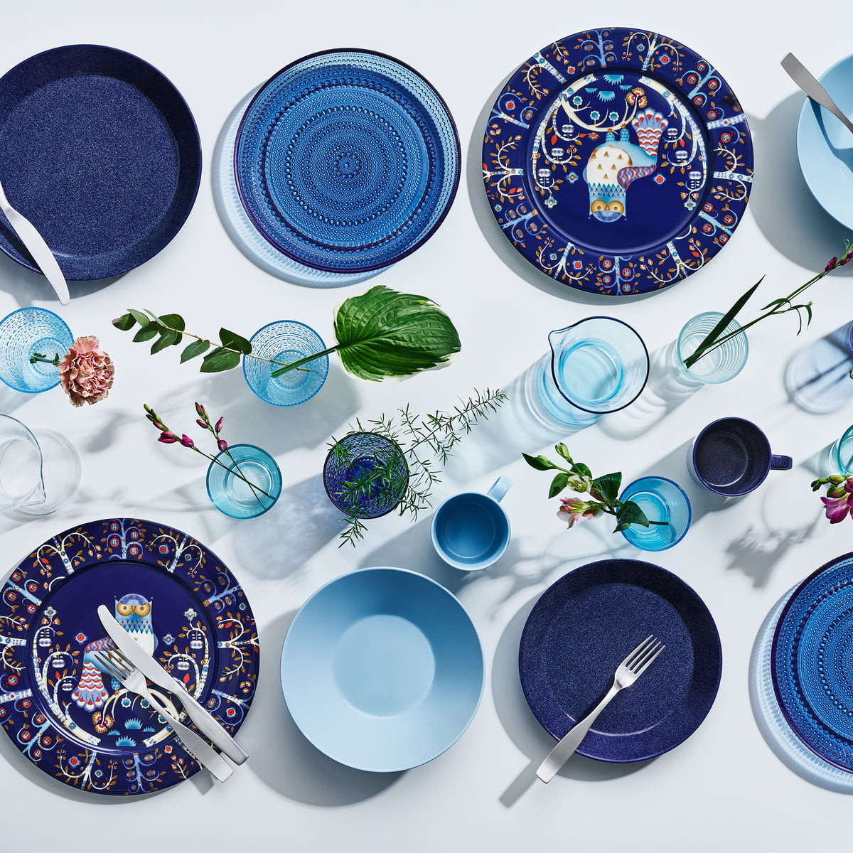 Iittala Чашка для еспрессо 100 мл синя Taika | https://grandposuda.com.ua