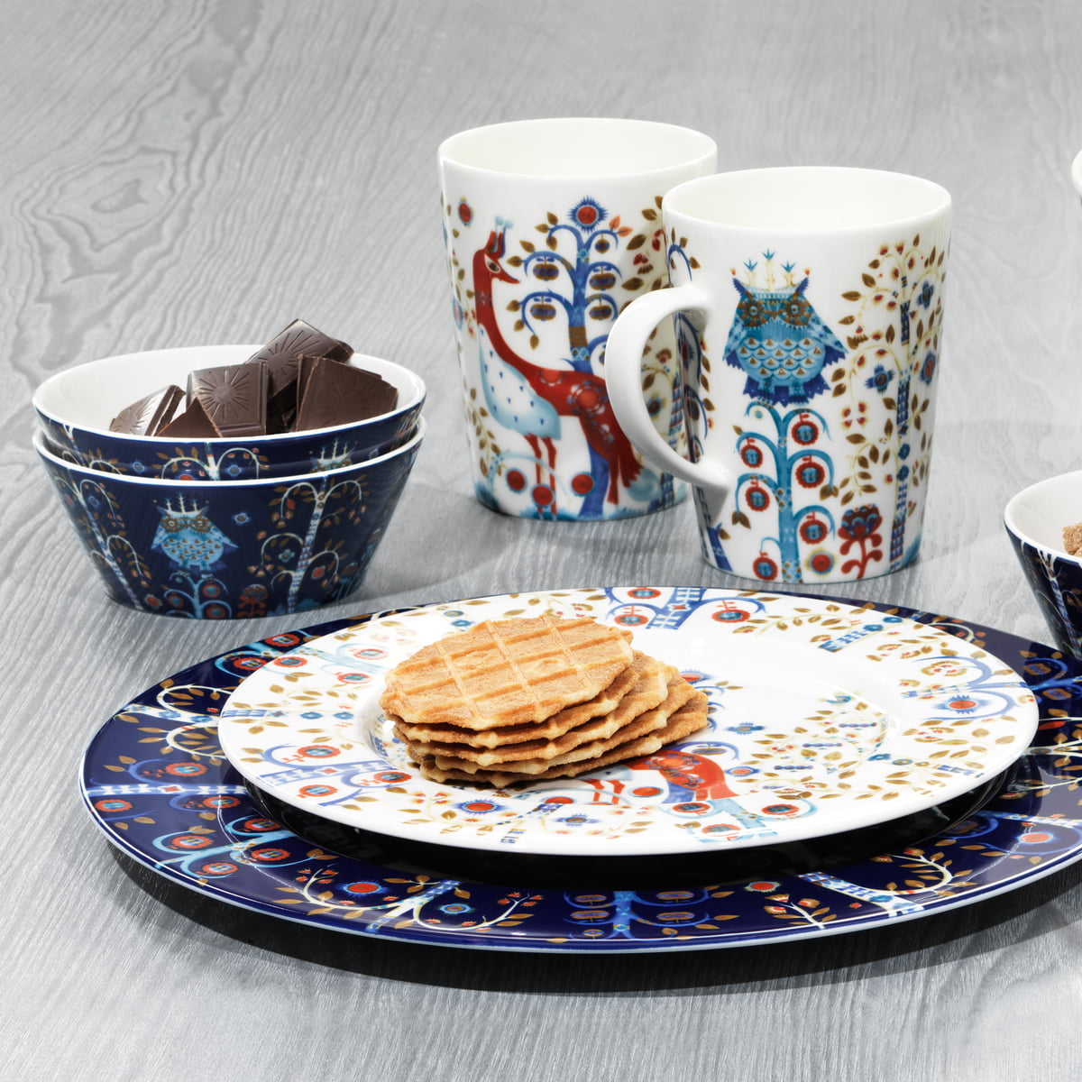 Iittala Піала Ø 12,3 см синя Taika | https://grandposuda.com.ua