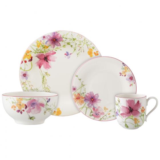 Villeroy & Boch Набор столовой посуды на 2 персоны 8 предметов Mariefleur Basic | https://grandposuda.com.ua
