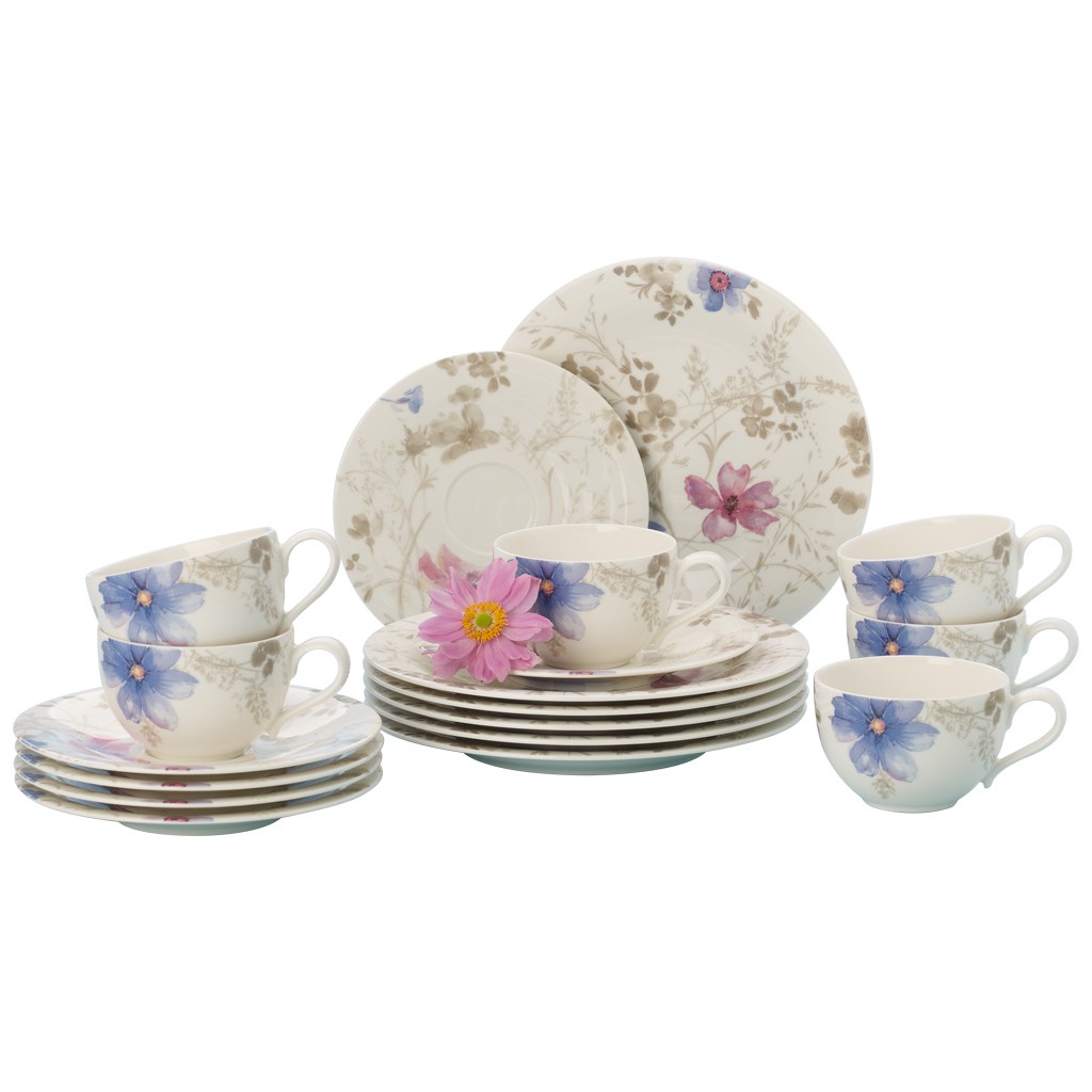 Villeroy & Boch Кофейный сервиз 18 предметов Mariefleur | https://grandposuda.com.ua