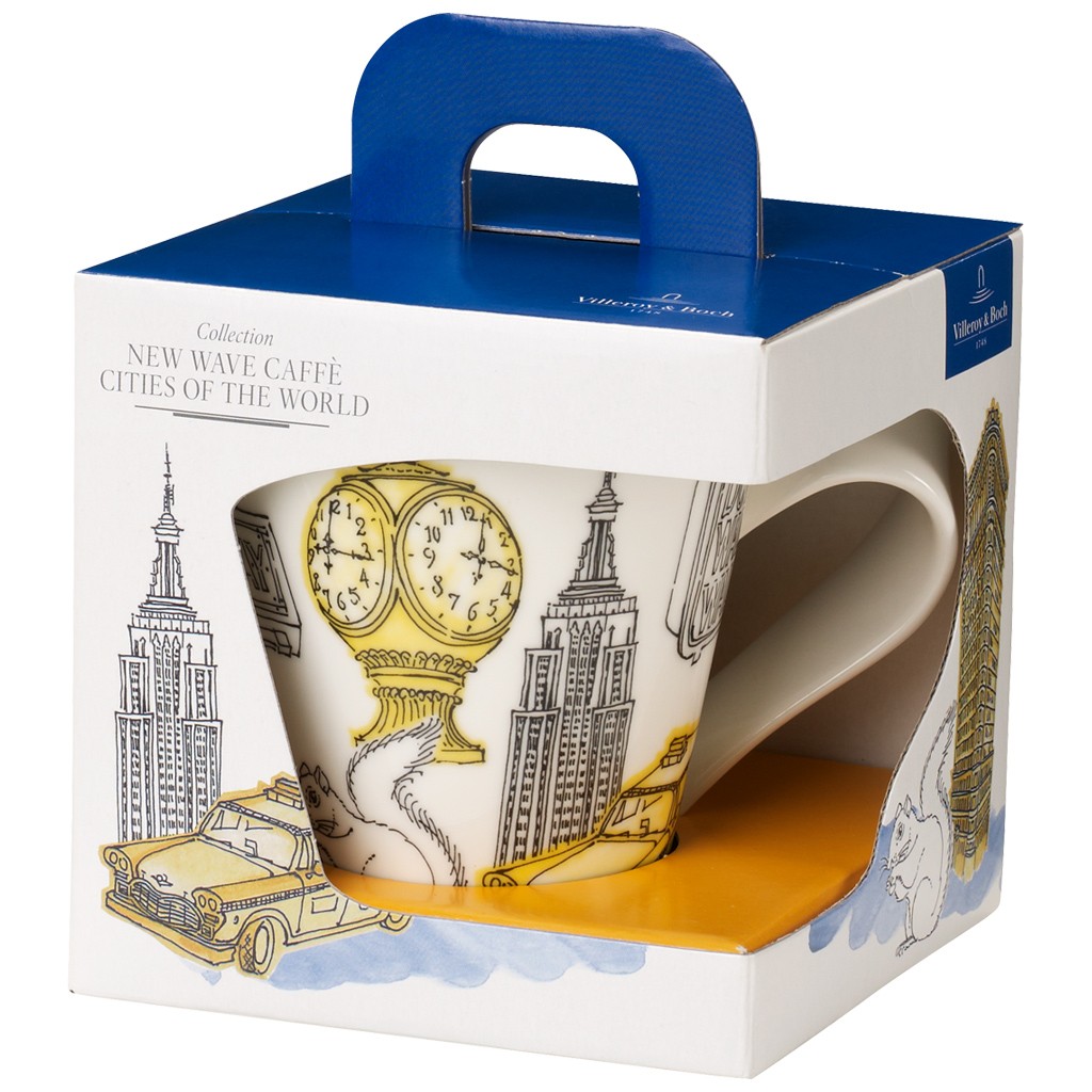 Villeroy & Boch Кружка 300 мл в подарочной упаковке NewWave Caffe Cities of the World | https://grandposuda.com.ua
