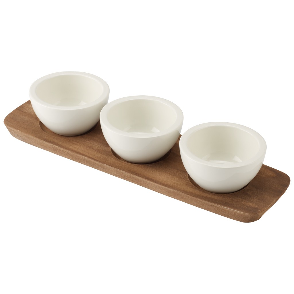 Villeroy & Boch Пиалы с подставкой 4 предмета Artesano Original | https://grandposuda.com.ua