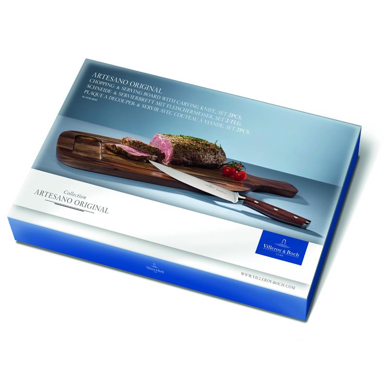 Villeroy & Boch Дошка обробна з ножем для мяса Artesano Original | https://grandposuda.com.ua