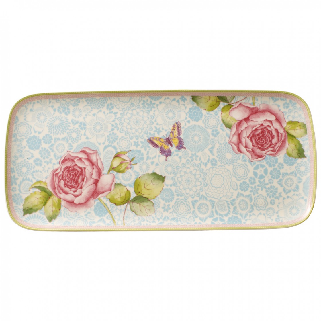 Villeroy & Boch Тарелка прямоугольная 35 x 16 см Rose Cottage | https://grandposuda.com.ua