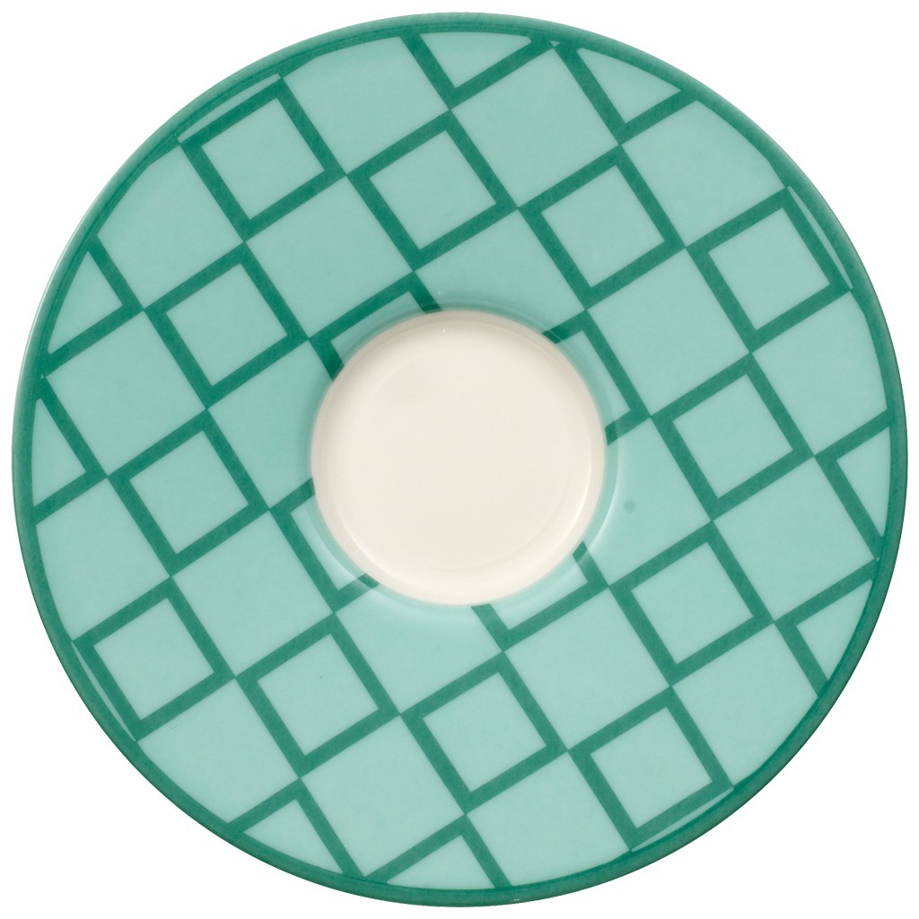Villeroy & Boch Блюдце к чашке для эспрессо / мокко 12 см Caffe Club Uni peppermint | https://grandposuda.com.ua