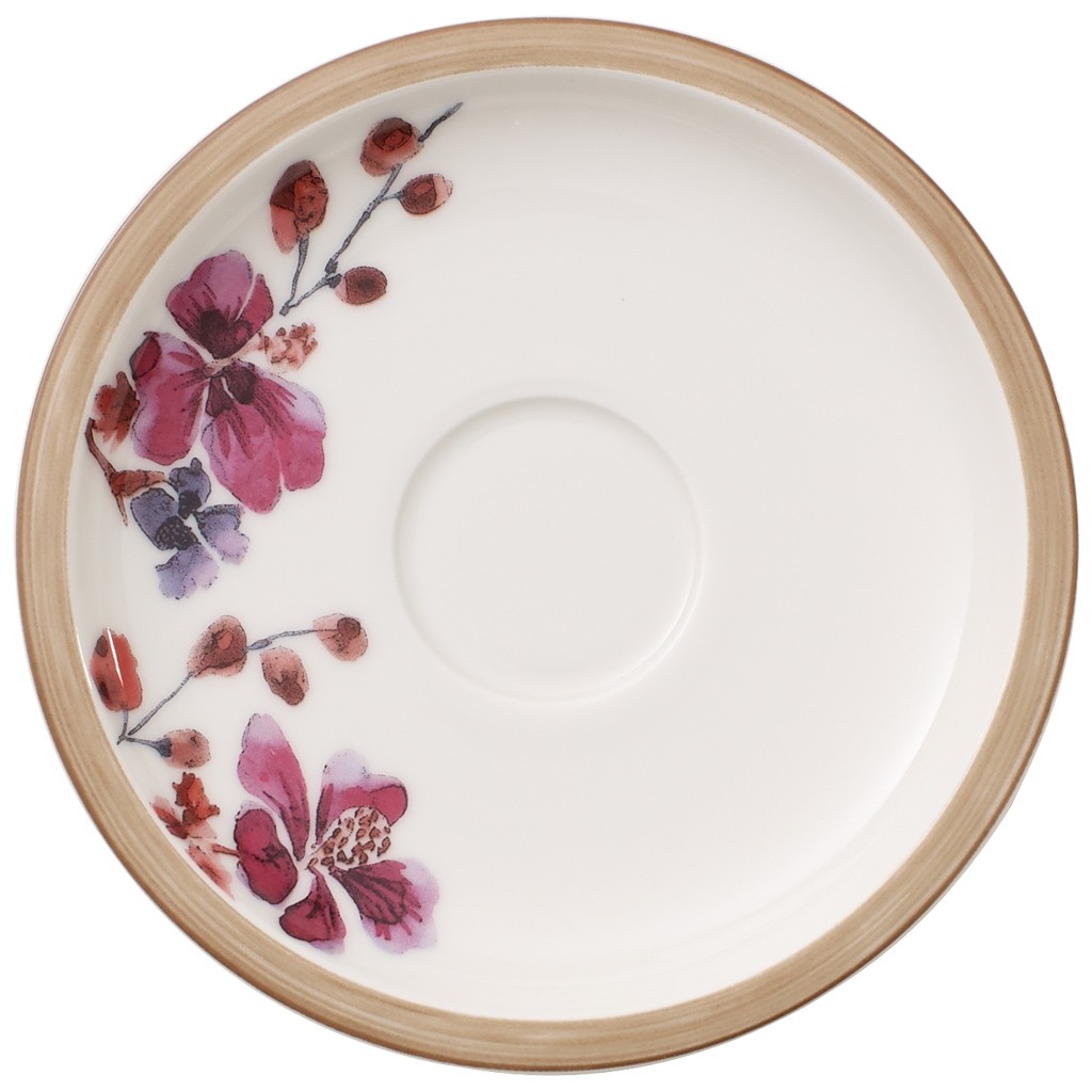 Villeroy & Boch Блюдце к чашке для кофе эспрессо / мокко 12 см Artesano Provençal Lavendel | https://grandposuda.com.ua