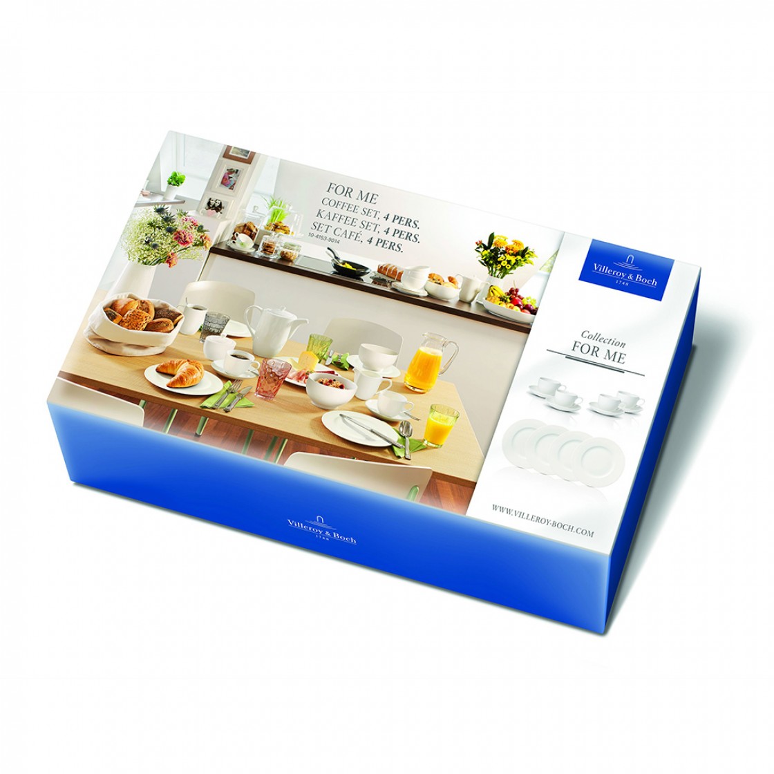 Villeroy & Boch Кофейный сервиз на 4 персоны For Me | https://grandposuda.com.ua