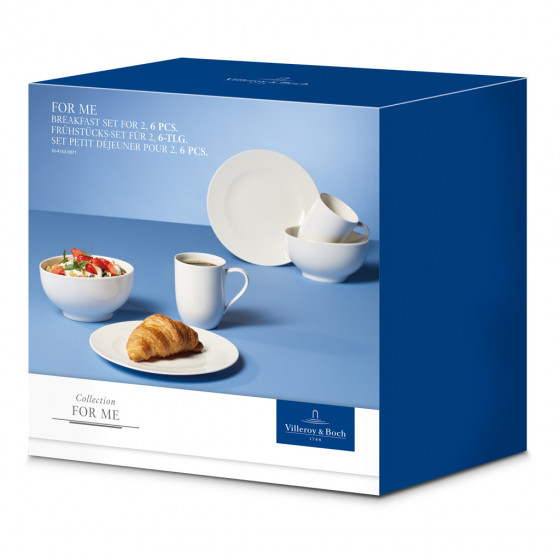 Villeroy & Boch Набір посуду для сніданку 6 предметів For Me | https://grandposuda.com.ua