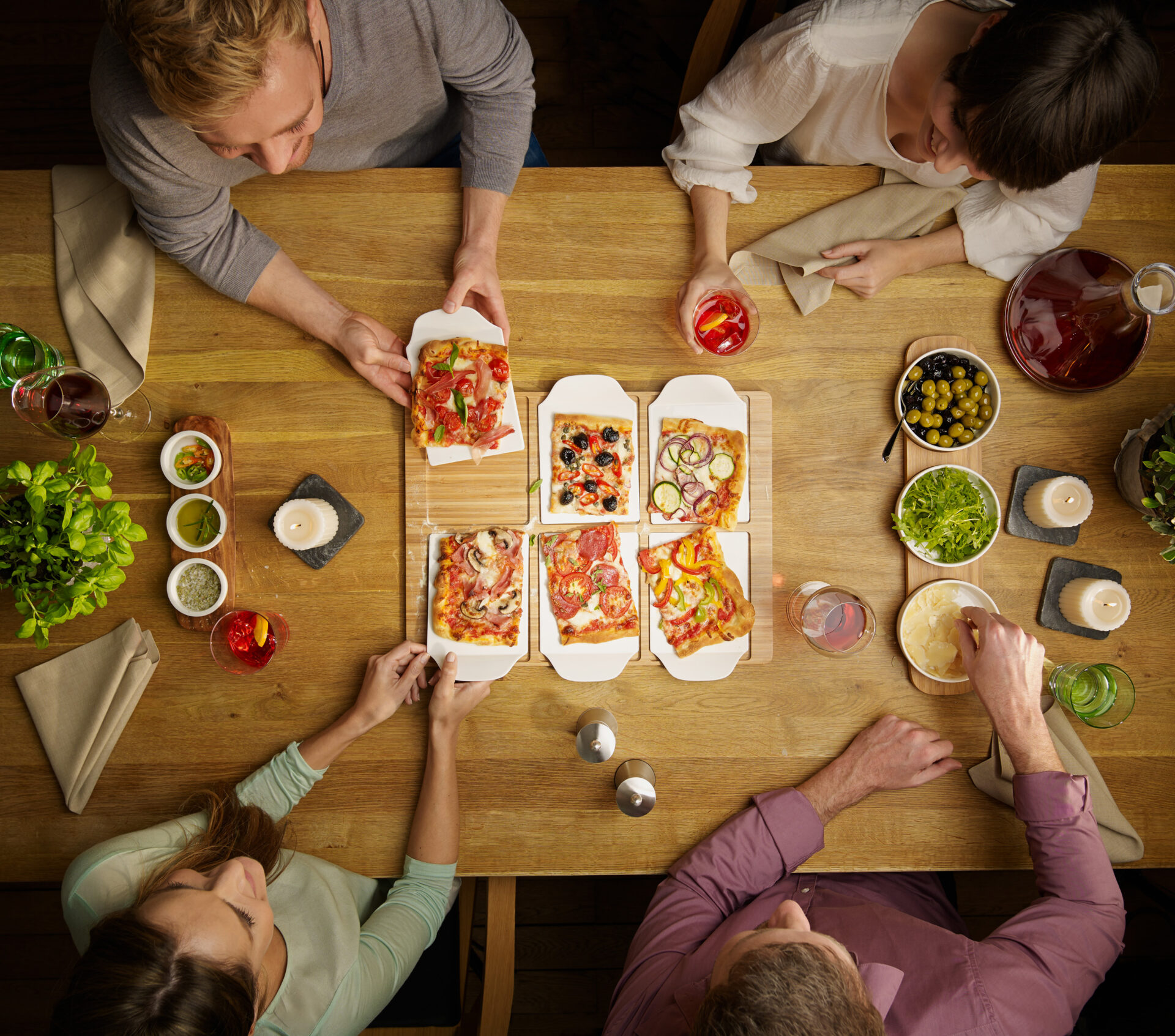Villeroy & Boch Блюдо для вечеринок, прямоугольное Pizza Passion | https://grandposuda.com.ua