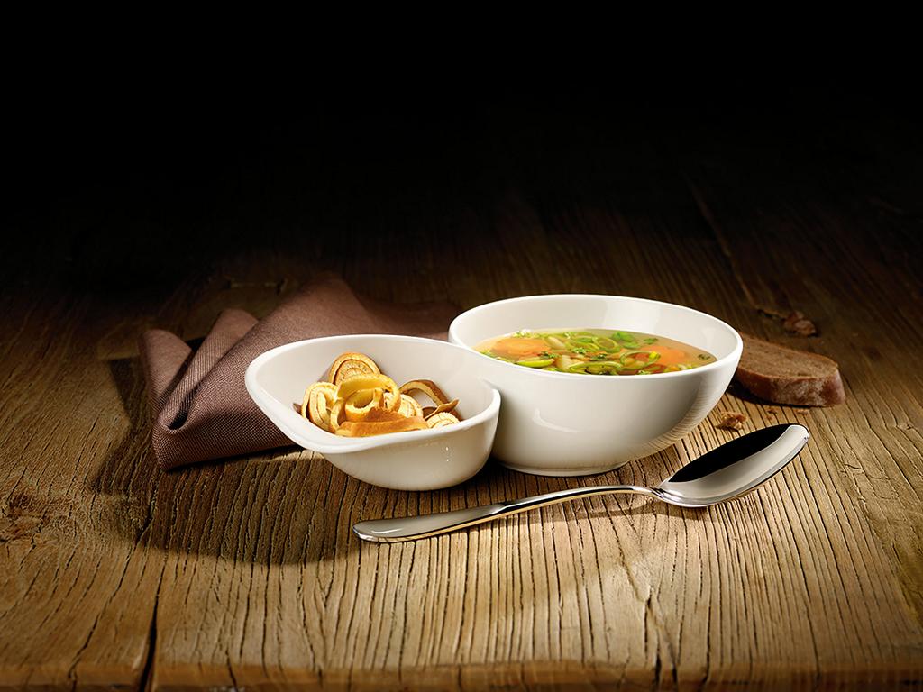 Villeroy & Boch Подвійна піала для супу, маленька 23,3 x 13,3 x 5,2 см Soup Passion | https://grandposuda.com.ua