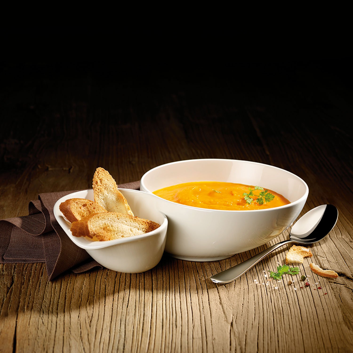 Villeroy & Boch Подвійна піала для супу, маленька 23,3 x 13,3 x 5,2 см Soup Passion | https://grandposuda.com.ua