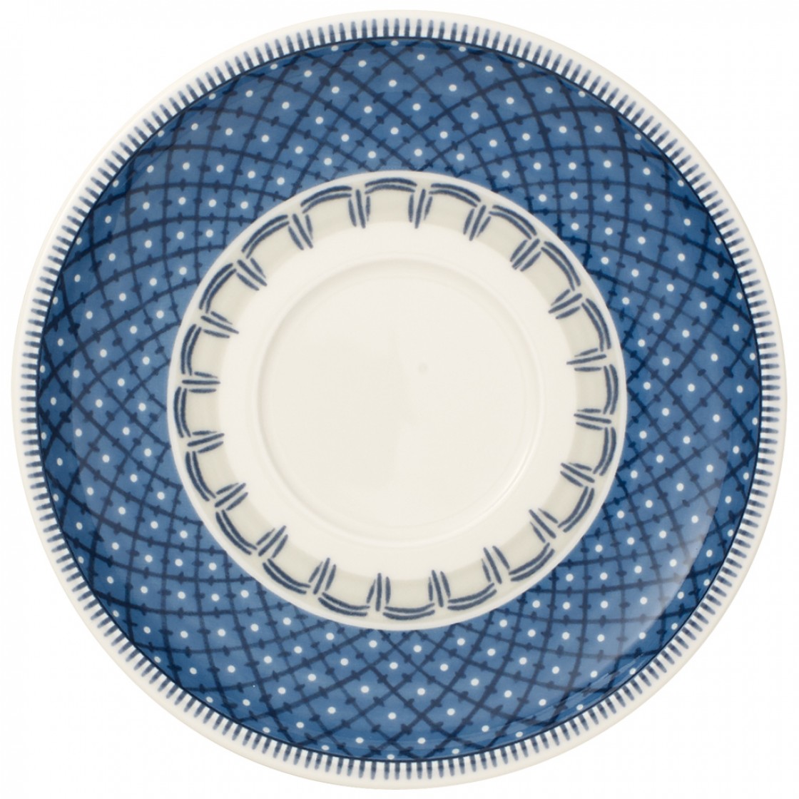 Villeroy & Boch Блюдце к чашке для чая 16 см Casale Blu | https://grandposuda.com.ua