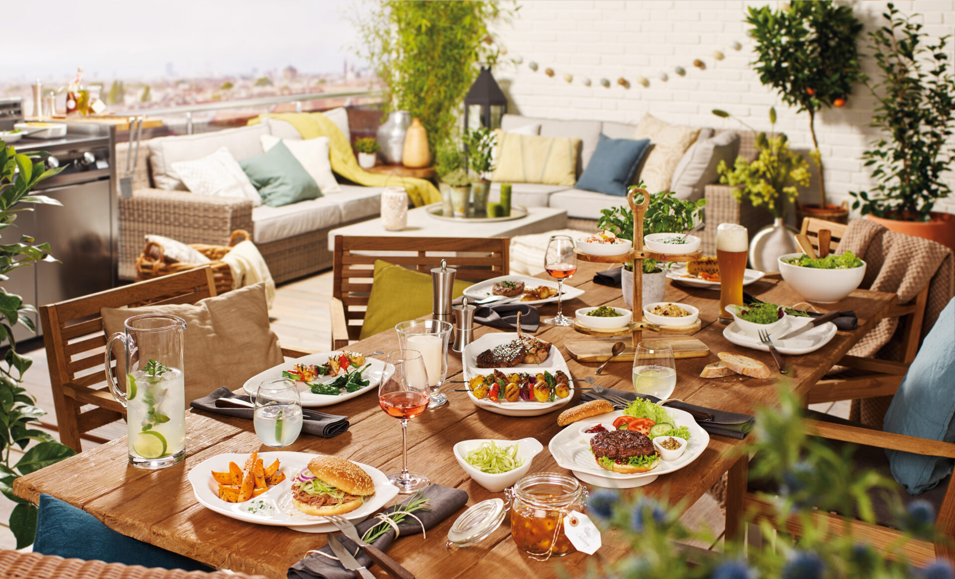Villeroy & Boch Тарілка для бургера 36 х 25.5 см BBQ Passion | https://grandposuda.com.ua