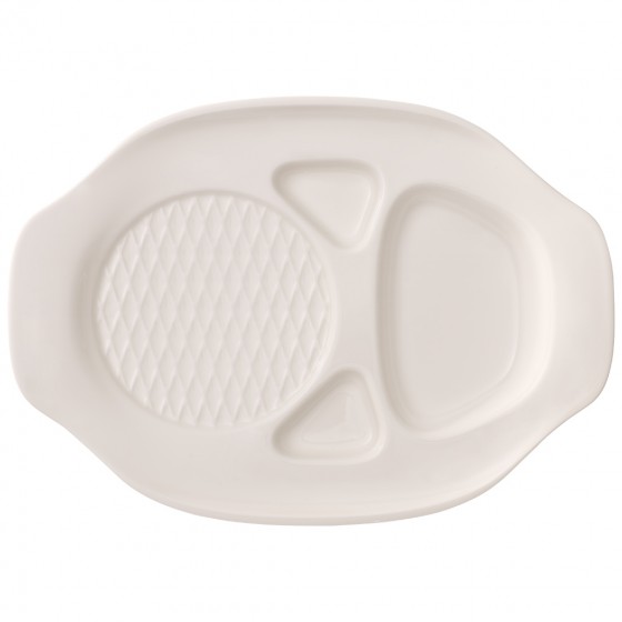 Villeroy & Boch Тарілка для бургера 36 х 25.5 см BBQ Passion | https://grandposuda.com.ua