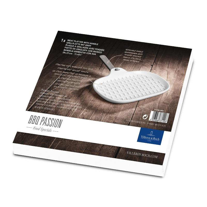 Villeroy & Boch Тарілка для мяса з ручкою 27,5 х 21 см BBQ Passion | https://grandposuda.com.ua