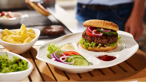 Villeroy & Boch Тарелка для бургера 36 х 25.5 см набор 2 предмета BBQ Passion | https://grandposuda.com.ua