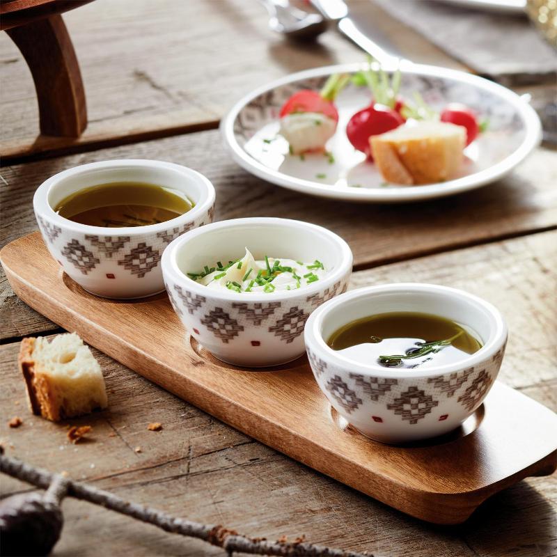 Villeroy & Boch Набор посуды для ужина на 4 персоны Artesano Montagne | https://grandposuda.com.ua