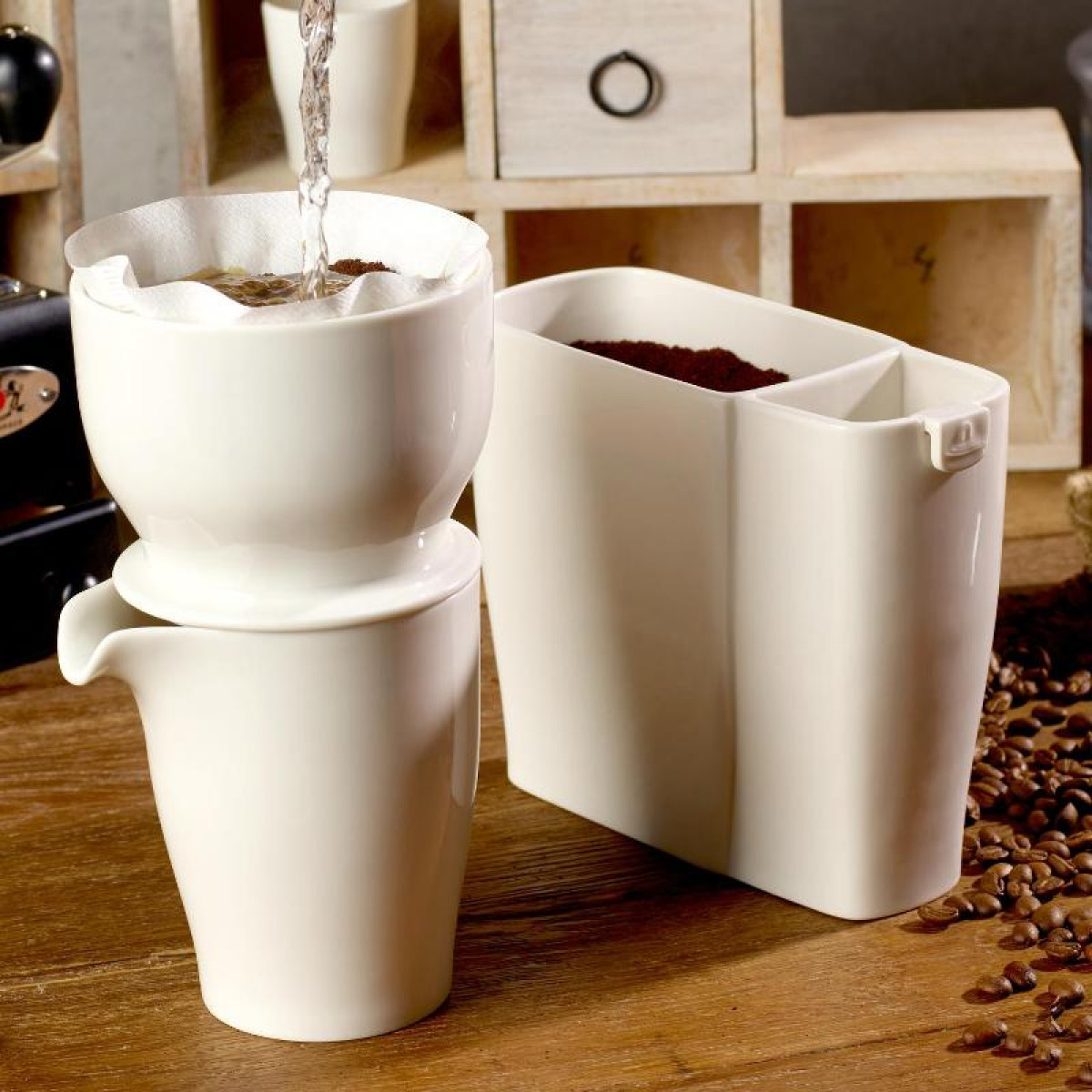 Villeroy & Boch Ємність для зберігання кави з кришкою 0,25 л Coffee Passion | https://grandposuda.com.ua