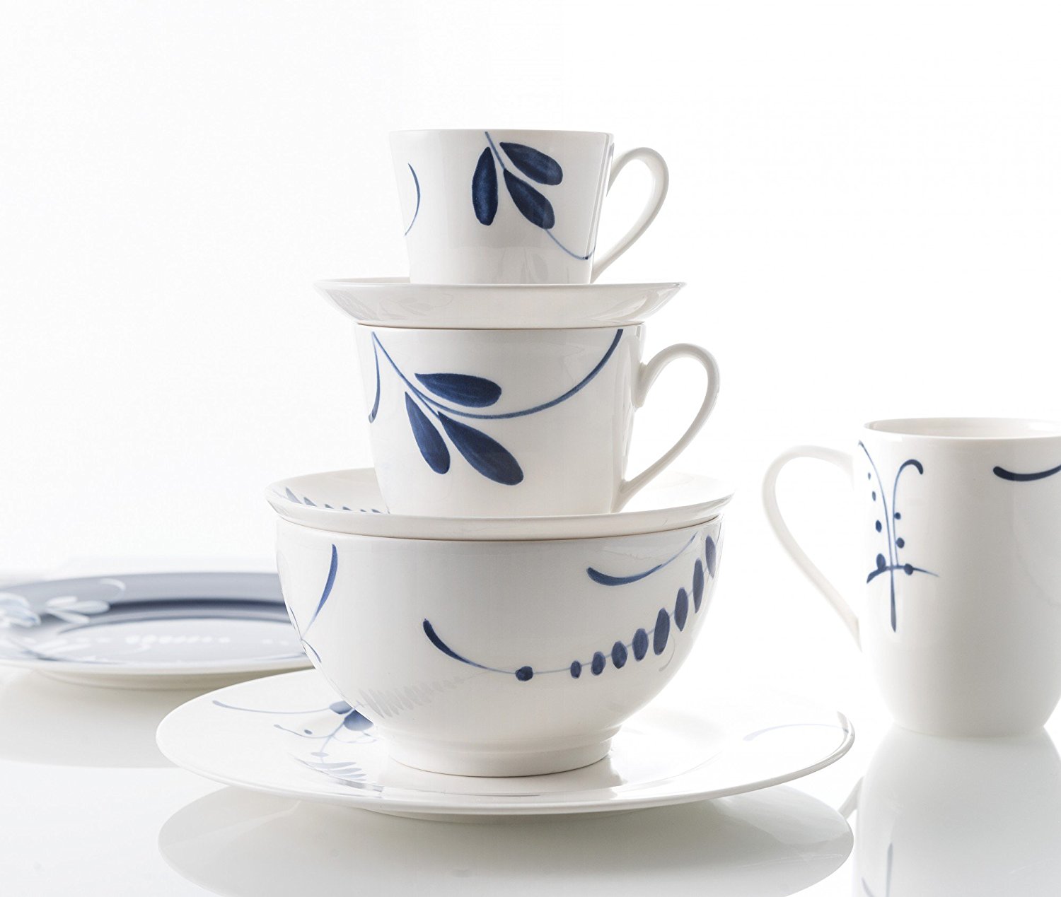 Villeroy & Boch Блюдце к чашке для эспрессо / мокко 12 см Vieux Luxemburg Brindille | https://grandposuda.com.ua