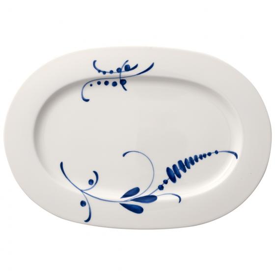 Villeroy & Boch Овальна тарілка 34 см Vieux Luxemburg Brindille | https://grandposuda.com.ua