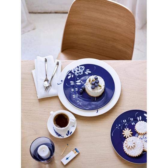 Villeroy & Boch Кружка для кофе 0.25 л синяя Vieux Luxemburg Brindille | https://grandposuda.com.ua
