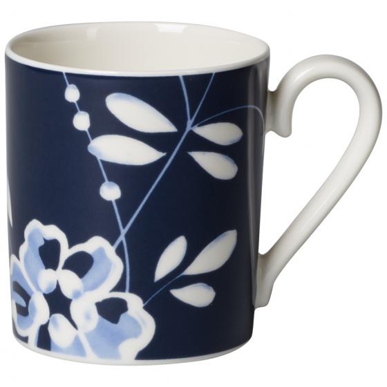 Villeroy & Boch Кружка для кофе 0.25 л синяя Vieux Luxemburg Brindille | https://grandposuda.com.ua