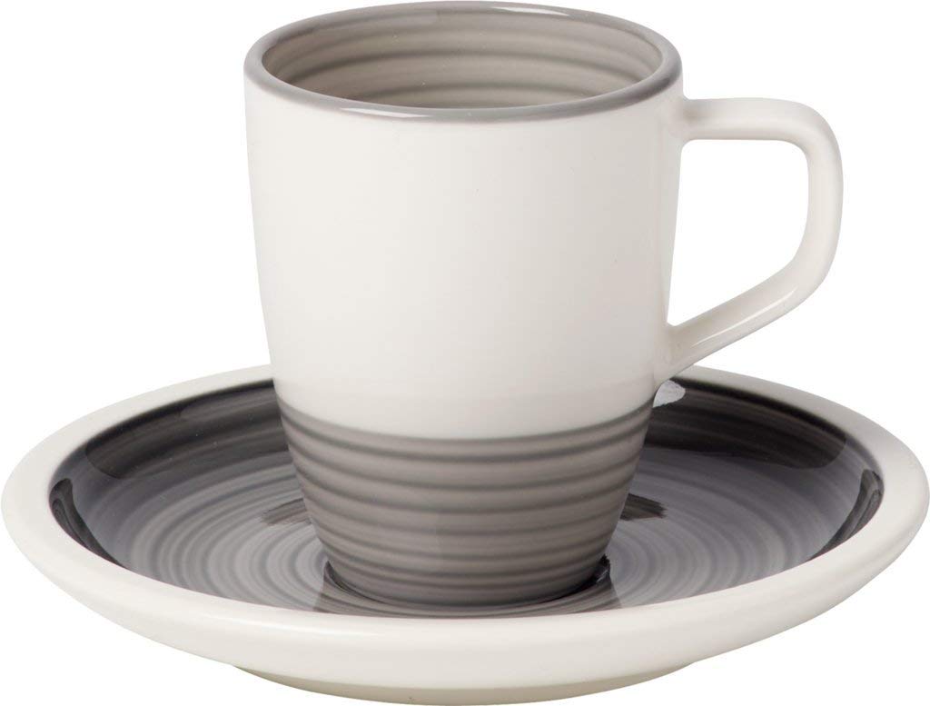 Villeroy & Boch Кавова пара для еспресо / мокко 0.10 л Gris Manufacture | https://grandposuda.com.ua
