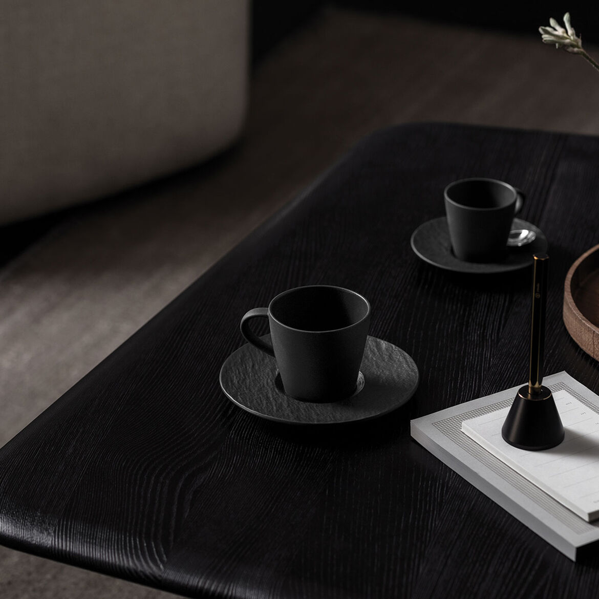 Villeroy & Boch Чашка для кави 220 мл Black/Gray Manufacture Rock | https://grandposuda.com.ua