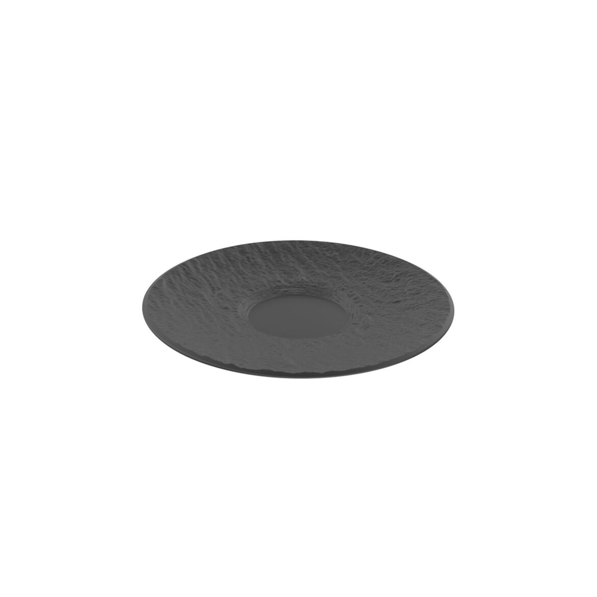 Villeroy & Boch Блюдце 15,4 см Black/Gray Manufacture Rock | https://grandposuda.com.ua