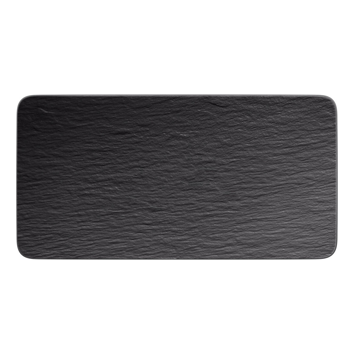 Villeroy & Boch Блюдо 35 х 18 см Black/Gray Manufacture Rock | https://grandposuda.com.ua