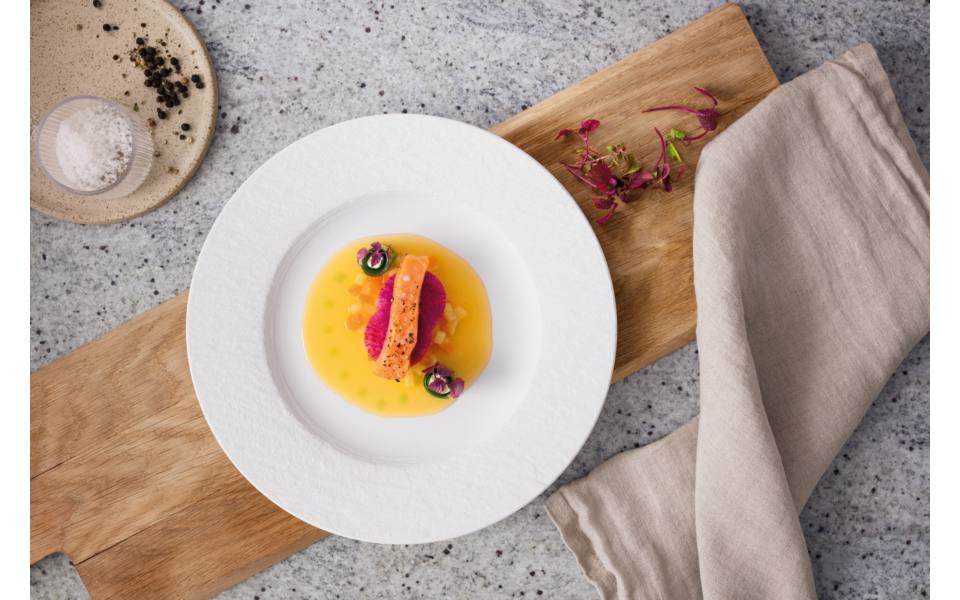 Villeroy & Boch Підставкова тарілка 27 см blanc Rock Manufacture | https://grandposuda.com.ua
