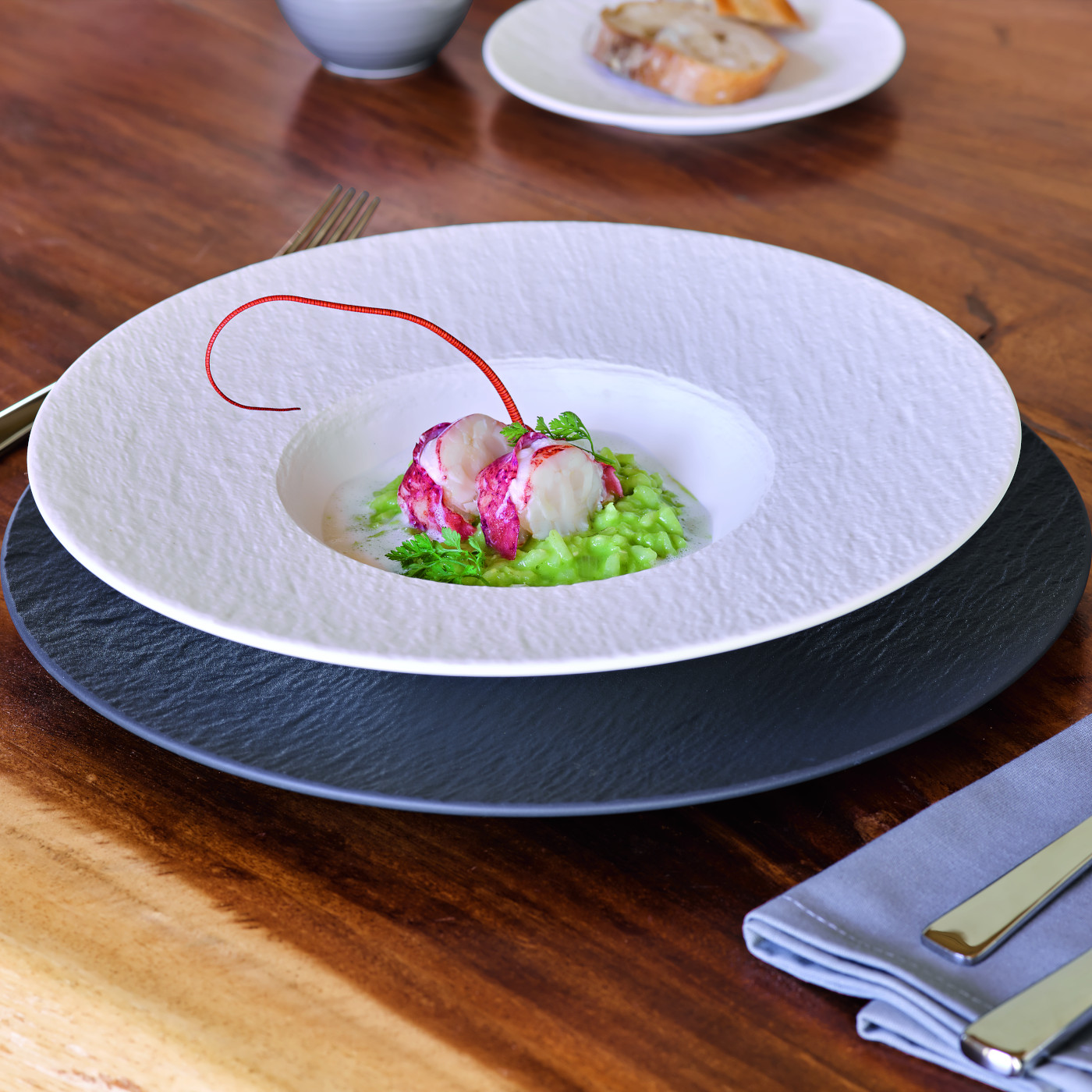Villeroy & Boch Тарелка для пасты 29 см blanc Rock Manufacture | https://grandposuda.com.ua