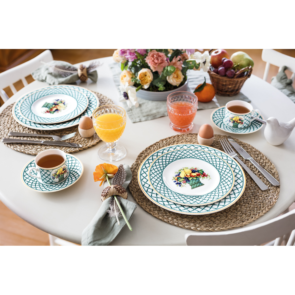 Villeroy & Boch Блюдце к чашке для чая 16 см Basket Garden | https://grandposuda.com.ua