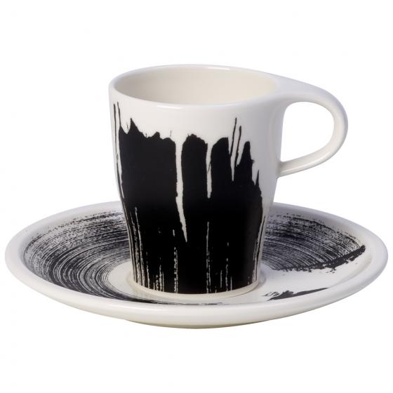 Villeroy & Boch Чашка для двойного эспрессо с блюдцем Coffee Passion Awake | https://grandposuda.com.ua