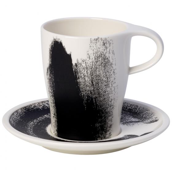 Villeroy & Boch Чашка для кави велика з блюдцем Coffee Passion Awake | https://grandposuda.com.ua