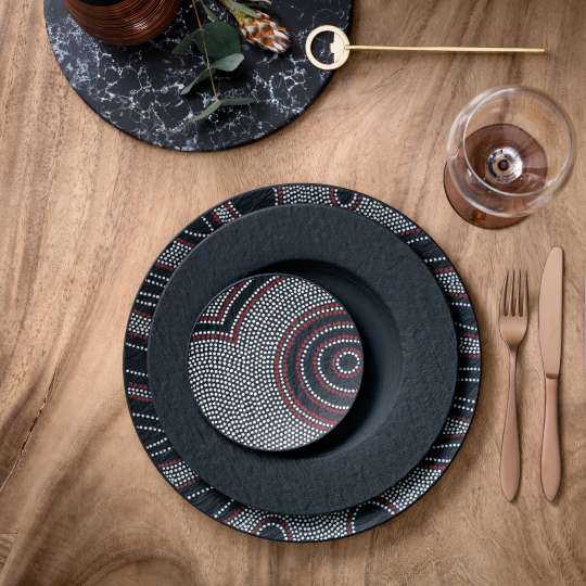 Villeroy & Boch Тарелка для пасты с декором 29 см Rock Manufacture | https://grandposuda.com.ua