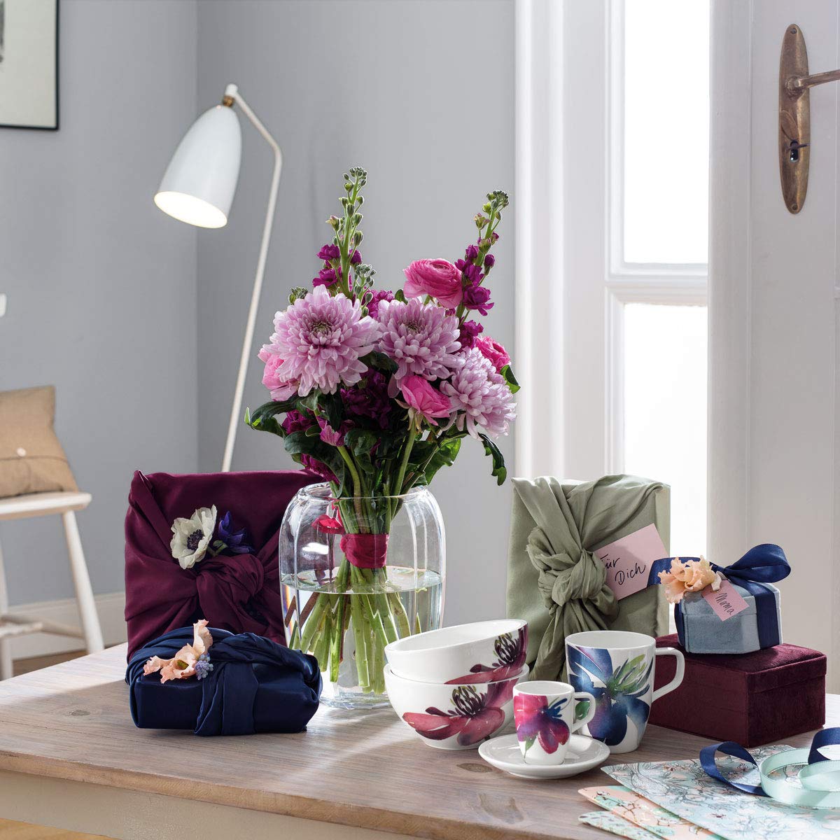 Villeroy & Boch Блюдце к чашке для эспрессо/мокко 12 см Flower Art Artesano | https://grandposuda.com.ua