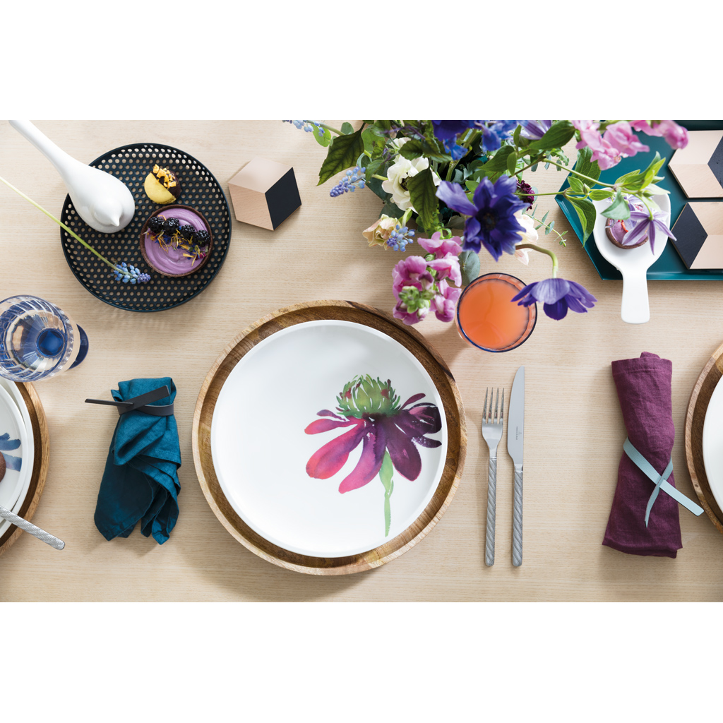 Villeroy & Boch Блюдце к чашке для эспрессо/мокко 12 см Flower Art Artesano | https://grandposuda.com.ua