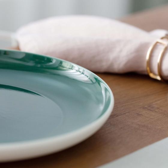 Villeroy & Boch Тарелка 24 х 3 см зеленая It's my match | https://grandposuda.com.ua