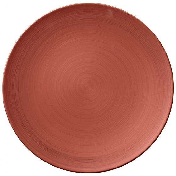 Villeroy & Boch Тарілка гурман 32 см мідна Manufacture Glow | https://grandposuda.com.ua
