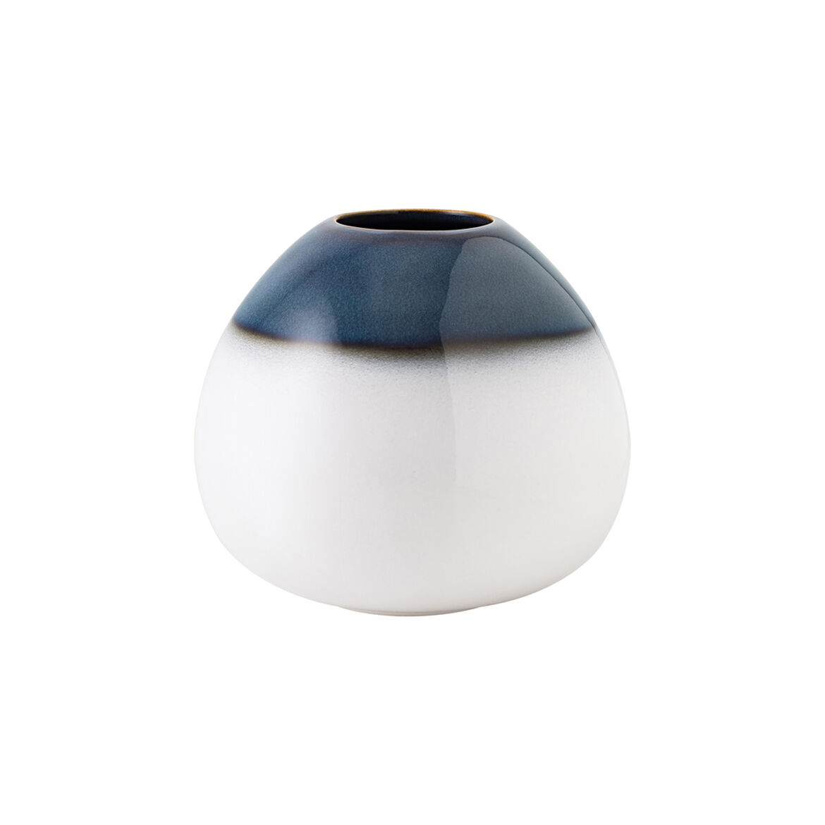 Villeroy & Boch Ваза 13 см Blue/White Egg Shape Lave Home | https://grandposuda.com.ua