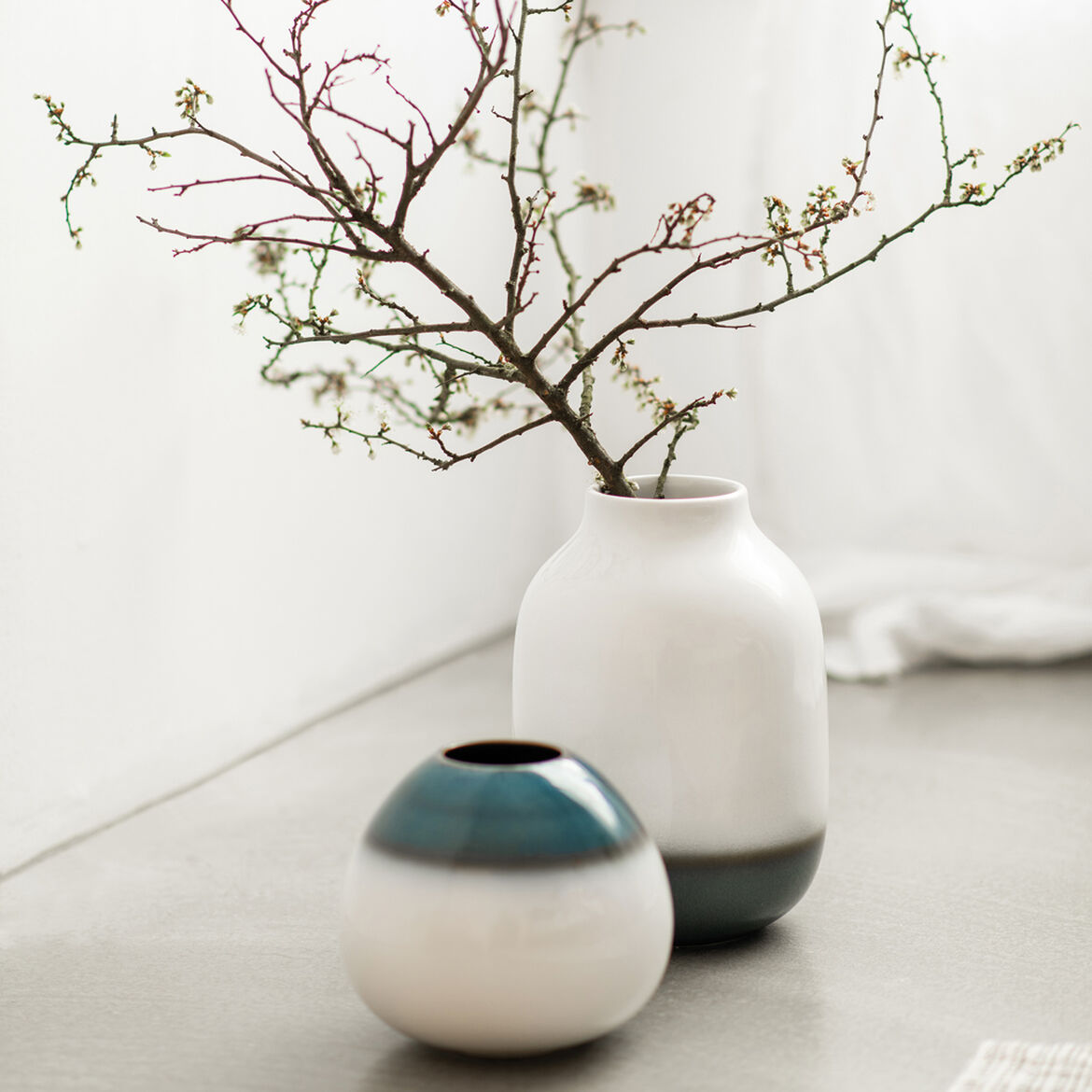 Villeroy & Boch Ваза 22 см Blue / White Shoulder Lave Home | https://grandposuda.com.ua