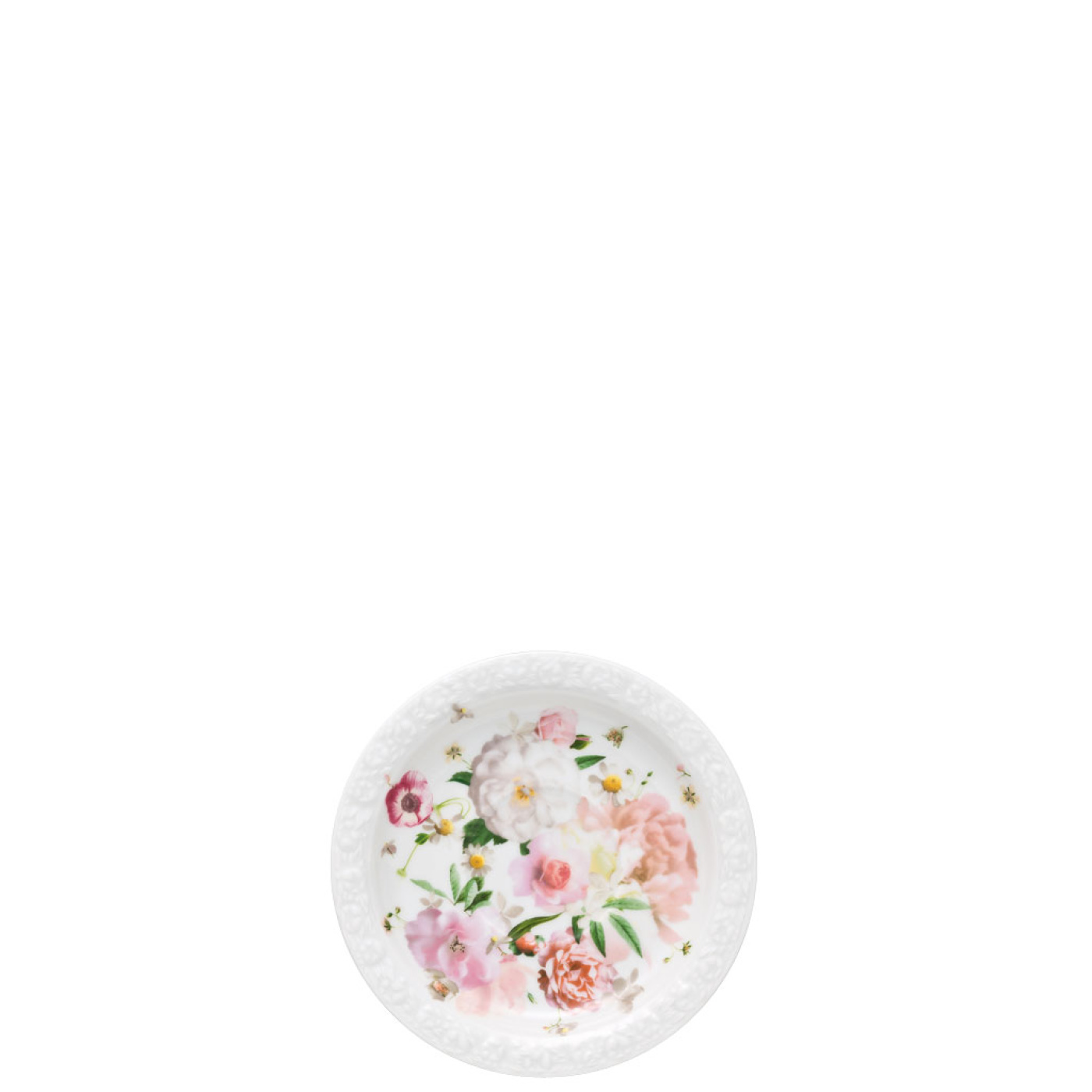Rosenthal Блюдце к чашке для кофе 14 см Maria Pink Rose | https://grandposuda.com.ua