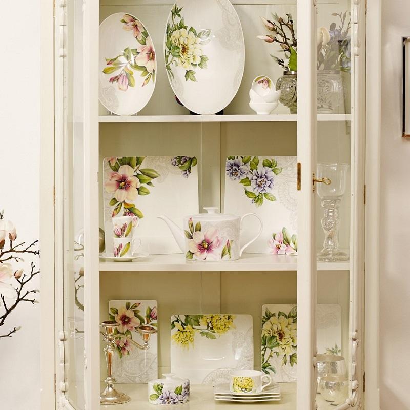 Villeroy & Boch Блюдце к чашке для эспрессо / мокко 14 х 11 см Quinsai Garden | https://grandposuda.com.ua