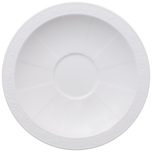 Villeroy & Boch Блюдце к чашке для чая 18 см White Pearl | https://grandposuda.com.ua