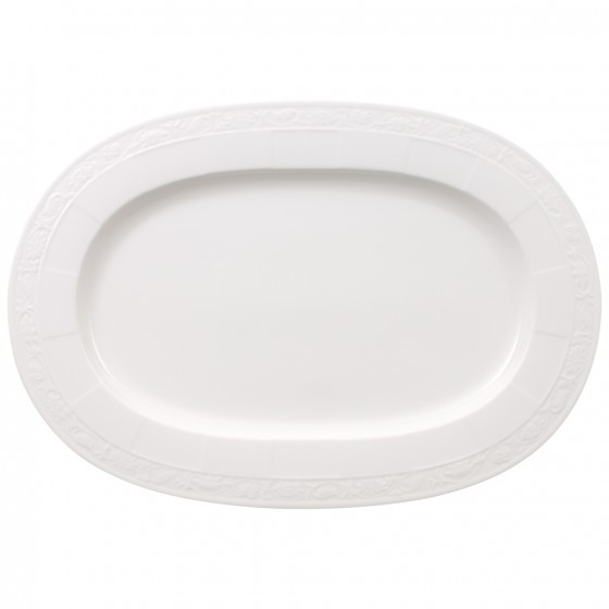 Villeroy & Boch Блюдо овальное 41 см White Pearl | https://grandposuda.com.ua